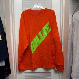 Billie Eilish Orange Long Sleeve Size XXL